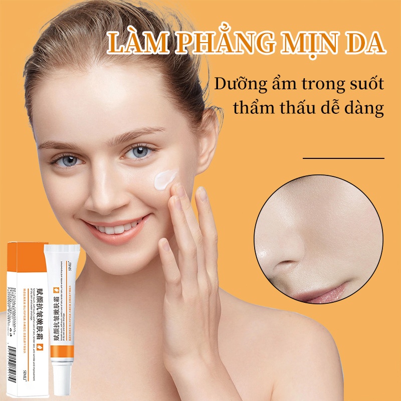 Kem Dưỡng Da Mắt Chống Lão Hóa Xóa Mờ Nếp Nhăn / Bọng Mắt Làm Mờ Quầng Thâm 20g