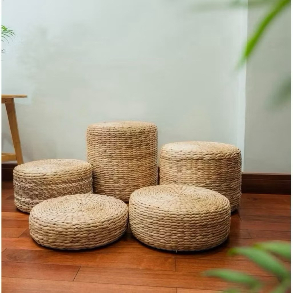 Đôn lục bình,  Đôn / Đệm / Bàn Trà Lục Bình Đan Thủ Công Cao Cấp Hàng Xuất Khẩu ( Hàng Loại 1 )