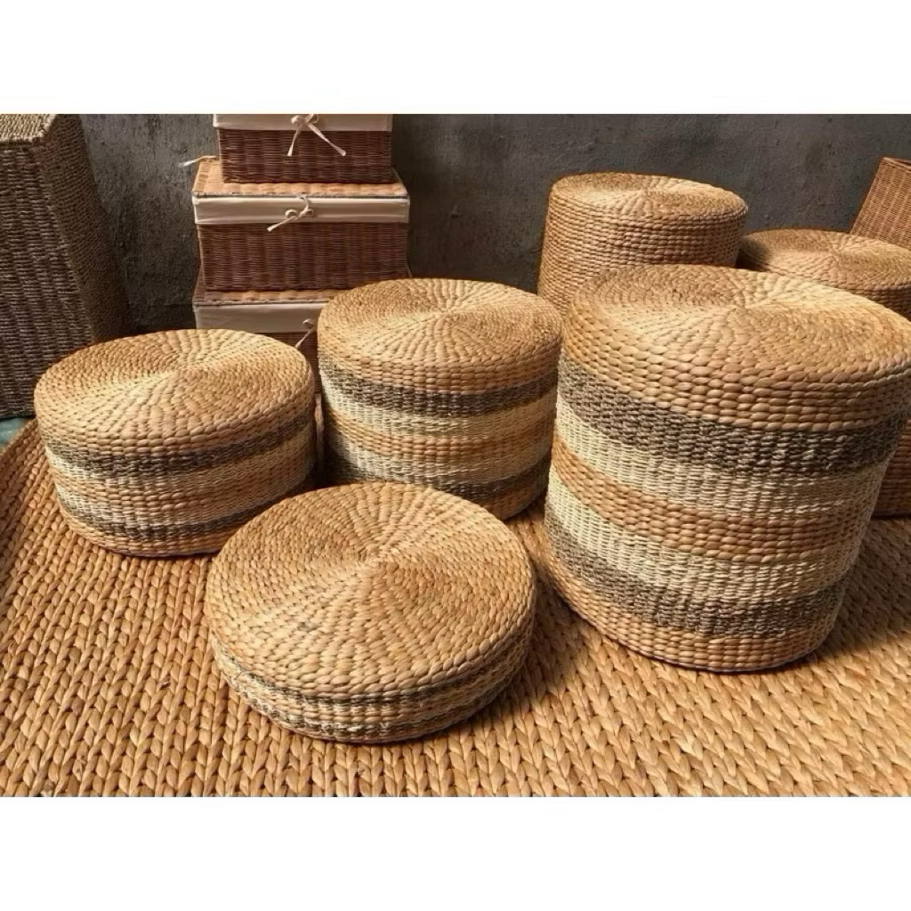 Đôn lục bình,  Đôn / Đệm / Bàn Trà Lục Bình Đan Thủ Công Cao Cấp Hàng Xuất Khẩu ( Hàng Loại 1 )