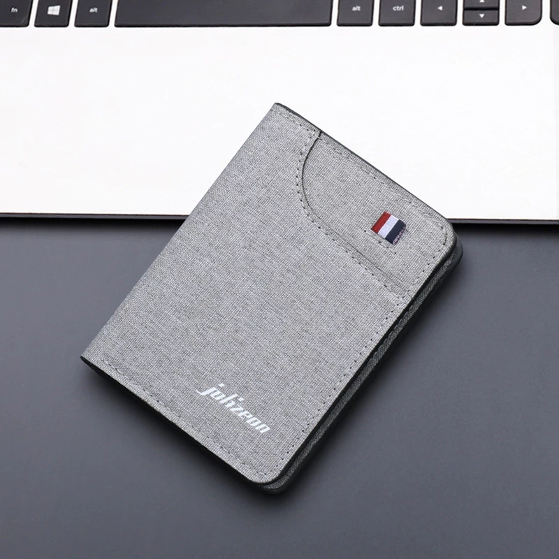 [Peinn] Ví nam , bóp nam dáng đứng vải canvas kiểu dáng thời trang hàn quốc nhỏ gọn