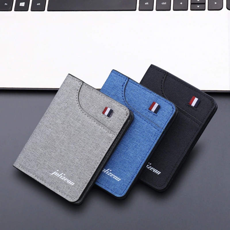 [Peinn] Ví nam , bóp nam dáng đứng vải canvas kiểu dáng thời trang hàn quốc nhỏ gọn