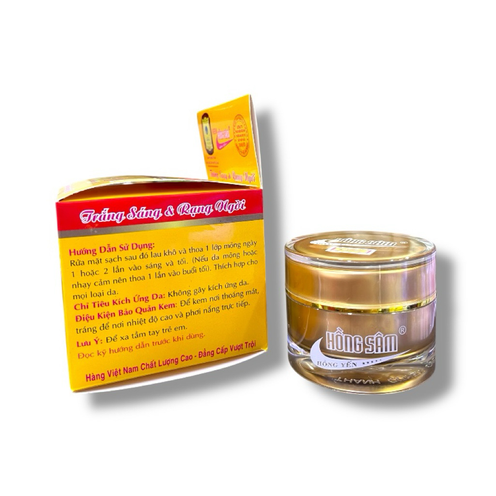 Kem Hồng Sâm Vip 10 Tác Dụng 30gram Chính Hãng