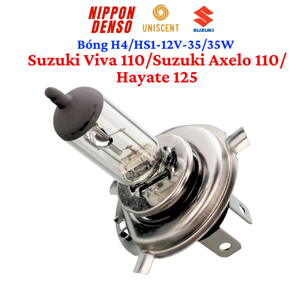 Bóng Đèn Xe Máy Halogen HS1-12V-35/35W SUZUKI AXELO/ VIVA/ HAYATE- NIPPON DENSO- Made In Thailand
