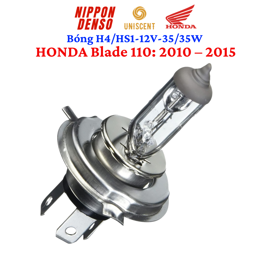 Bóng Đèn Xe Máy Halogen HS1-12V-35/35W HONDA BLADE 110(2010-2015)- NIPPON DENSO- Made In Thailand