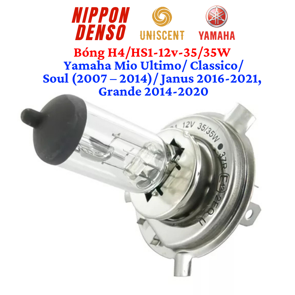 Bóng Đèn Xe Máy Halogen HS1-12V-35/35W DENSO- YAMAHA Mio/Ultimo/Classico/Soul 07–14/Janus 16–21