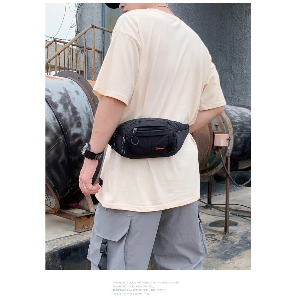 [Peinn] Túi bao tử đeo hông , đeo chéo vải dù chống thấm nước phù hợp thể duch thể thao Sport DH5800