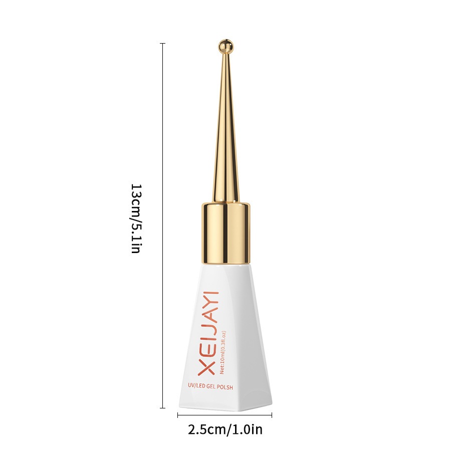 XEIJAYI 10ml làm móng mở rộng đế xây dựng keo san lấp mặt bằng gia cố 4 trong 1 chức năng keo dán móng nghệ thuật DIY