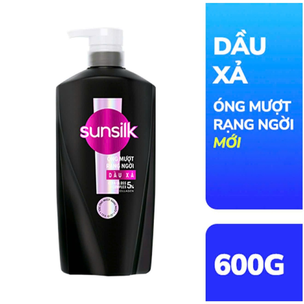 Dầu xả Sunsilk Mềm Mượt Diệu Kỳ và Óng Mượt Rạng Ngời 600G