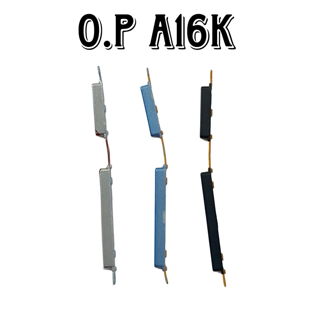 NÚT BẤM / PHÍM BẤM NHỰA NGOÀI NGUỒN + VOLUME OPPO A16K | Shopee Việt Nam