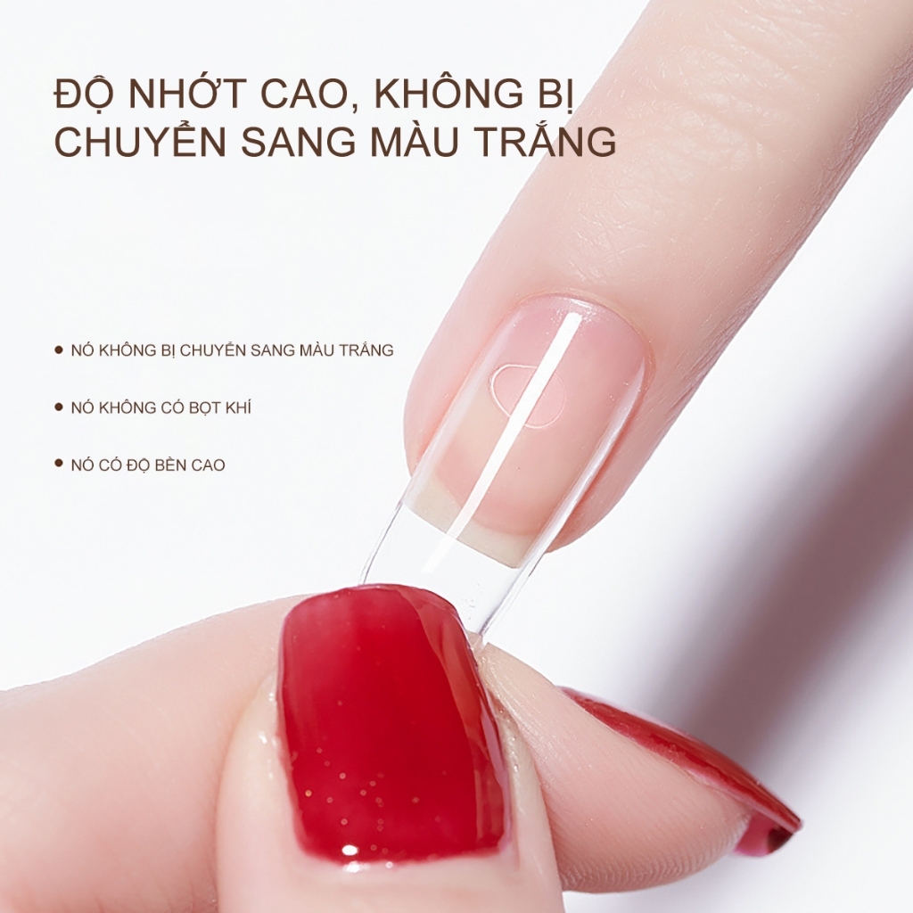 XEIJAYI 20g  Keo dán móng tay mới, thích hợp để dán móng giả và đá trang trí.