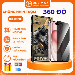 Kính cường lực chống nhìn trộm 360 độ SP cho IP 17promax 16 15 14 13 12 11 x xs xsmax pro plus promax