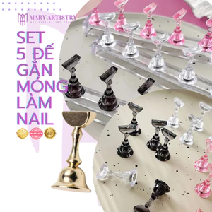 Set 5 Đế Cờ Giá Đỡ Mary Artistry Gắn Móng Mẫu Giả Tập Sơn Vẽ Làm Nailbox - Nhiều Mẫu Đế