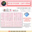 Set 85 Sticker Dán Đồ Dùng Cho Bé - MẪU CAPYBARA Hottrend - Colorboomshop