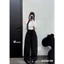 Quần Dài Nữ Kaki Lụa Form Ống Suông, Quần Nữ Cạp Cao Tôn Dáng Dễ Phối Đồ | SANA CLOSET #8559