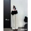 Quần Dài Nữ Kaki Lụa Form Ống Suông, Quần Nữ Cạp Cao Tôn Dáng Dễ Phối Đồ | SANA CLOSET #8559