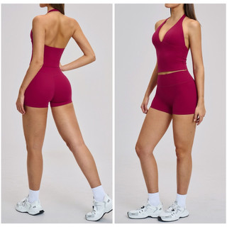 Đồ tập gym nữ, thể thao, yoga chất Poly cao cấp, áo dây chéo, tank yếm,tay dài, quần ngắn, dài, loe(mã 201)