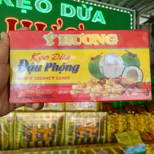 Kẹo dừa đậu phộng Ý Hương 300g -- đặc sản Bến Tre ( kẹo gói tay, kẹo trần, kẹo gói giấy...)