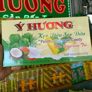 Kẹo dừa sọc dứa Ý Hương 300g -- đặc sản Bến Tre ( kẹo gói tay, kẹo trần, kẹo gói giấy...)