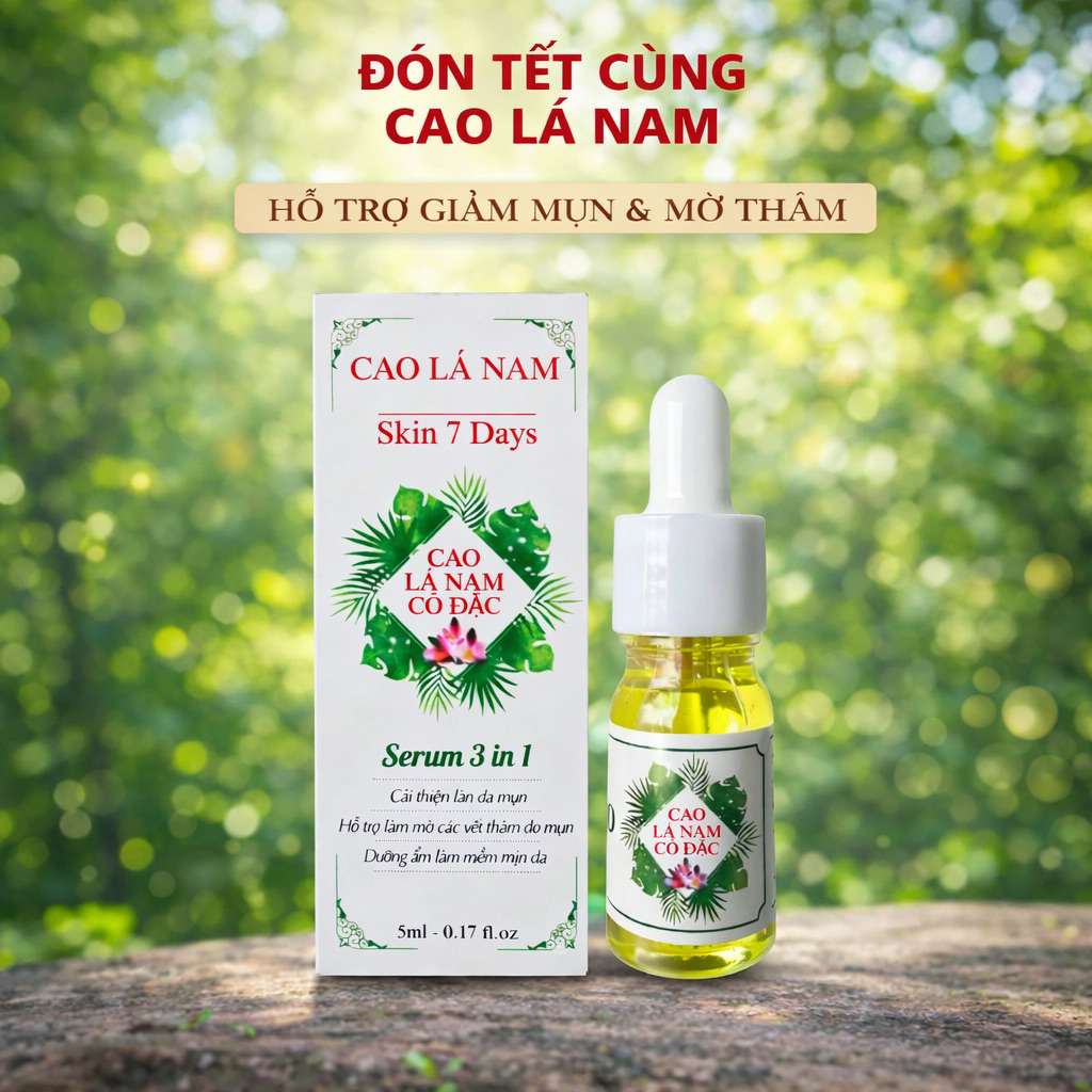 Serum giảm mụn thâm Cao Lá Nam - 5ml