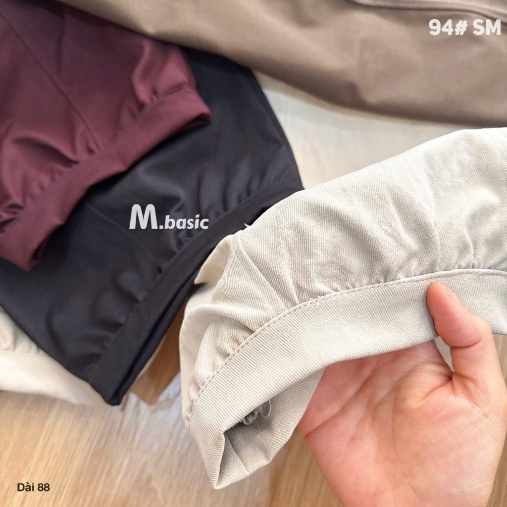 Quần Dài Nữ Kaki Mềm Form Thụng Bo Viền, Quần Nữ Cạp Cao Tôn Dáng Dễ Phối Đồ | SANA CLOSET #94