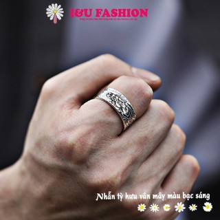 Men's 925 Silver Feng Shui Ring by I&U Fashion