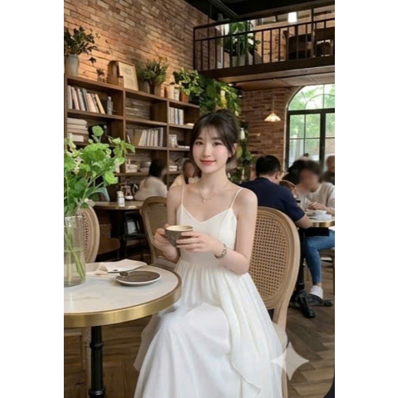 Set Váy  Maxi  Nữ Hai dây  Chất Voan  Tơ 3 Lớp Bèo Tầng Tiểu thư/ váy đi biển dáng tiểu thư nhẹ nhàng