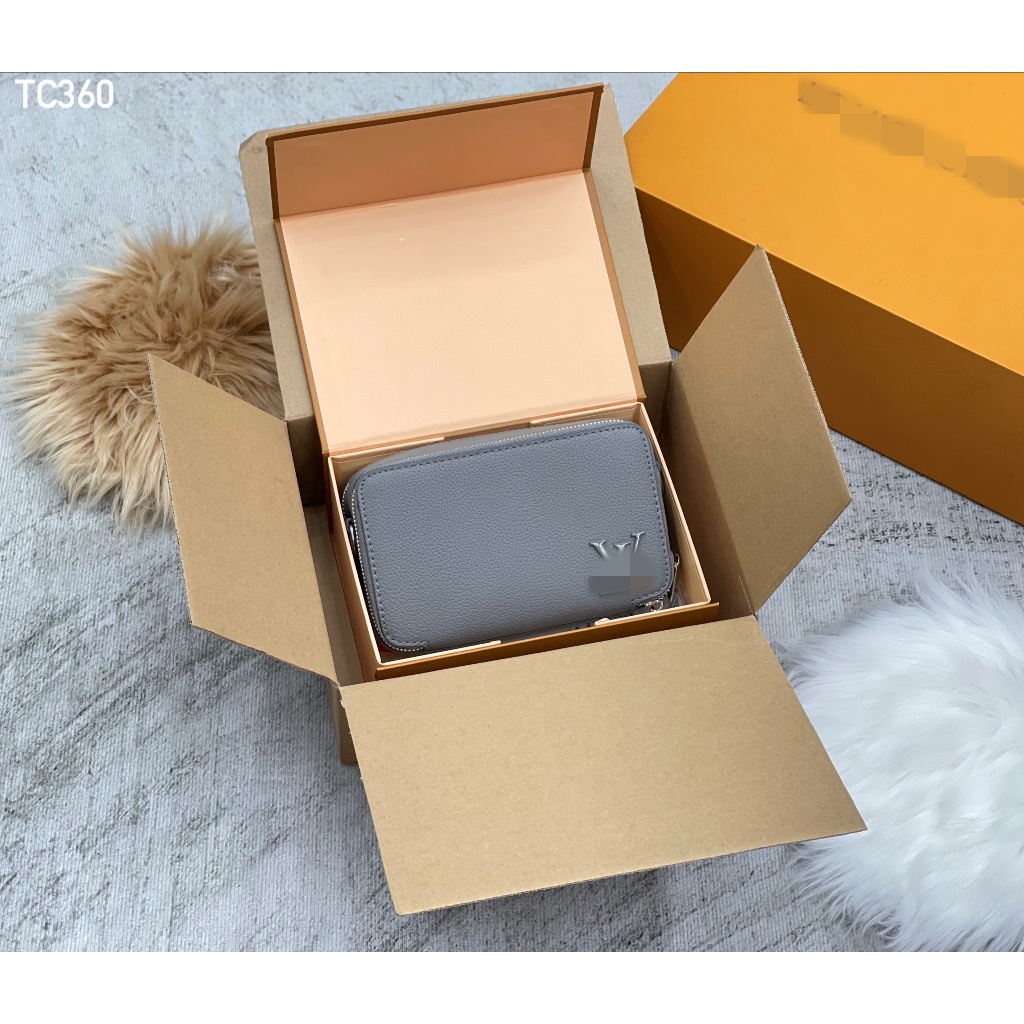 Túi Đeo Chéo Nam Nữ Eo Vỳ Monogram Cao Cấp, Túi Đeo Eo Unisex Thời Trang, Ngăn Chứa Rộng, Đeo Thoải Mái, Full Box