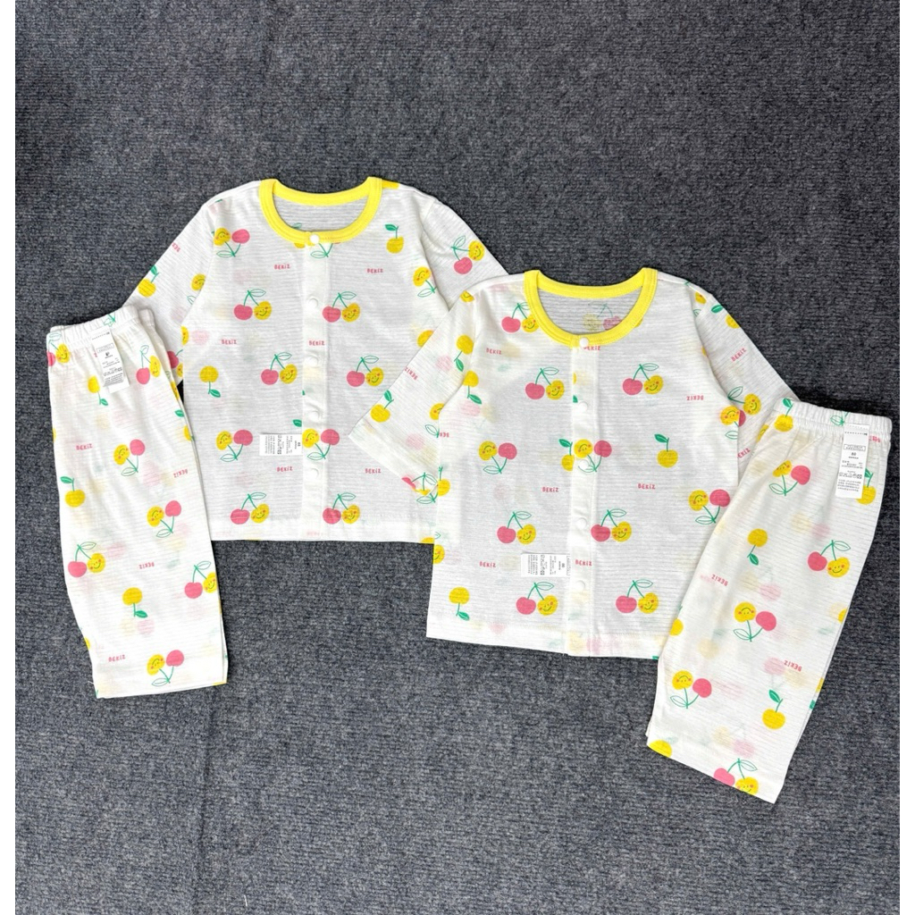 Bộ Lửng bekiz chất cotton giấy mềm mát cho bé ( hàng dư thiếu mac chính và mác logo , tag sườn thay thế)