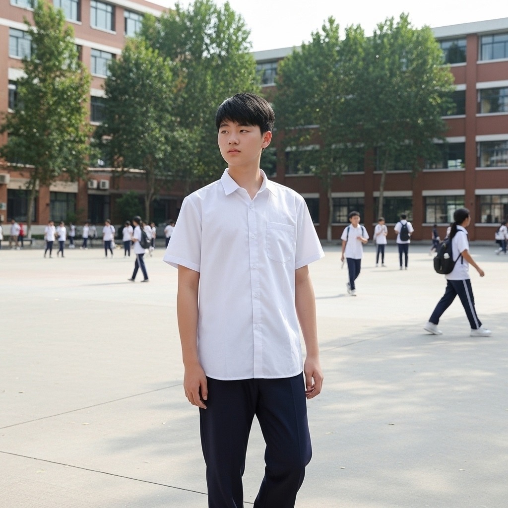 Giá Xưởng Áo Sơ Mi Trắng Học Sinh, Áo Đi Học Cộc Tay, Dài Tay Cho Nam Nữ Đủ Độ Tuổi học sinh