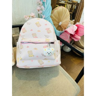(Quai To Tặng Móc Khóa) Balo Gấu Teddy đi học nữ thời trang size40 vừa A4 laptop đi chơi du lịch tiện dụng BL08