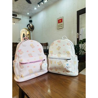 (Quai To Tặng Móc Khóa) Balo Gấu Teddy đi học nữ thời trang size40 vừa A4 laptop đi chơi du lịch tiện dụng BL08