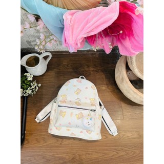 (Quai To Tặng Móc Khóa) Balo Gấu Teddy đi học nữ thời trang size40 vừa A4 laptop đi chơi du lịch tiện dụng BL08