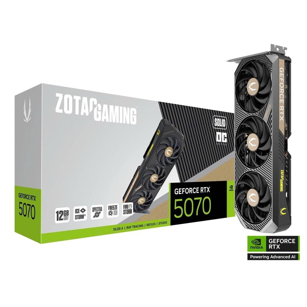 Card màn hình ZOTAC GAMING GeForce RTX 5070 AMP White Edition (ZT