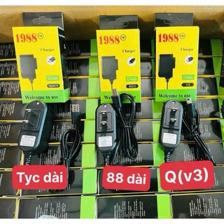 SẠC LIỀN DÂY 1988 CHÂN TYC/ CHÂN 88,  V3 -Q VUÔNG DÀNH CHO LOA ĐÀI phụkienmk10