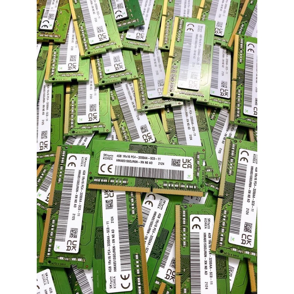 RAM Laptop 8GB 16GB 32GB DDR4 Bus 2133 / 2400 / 2666 / 3200 Mhz Hàng Tháo Máy USA Samsung SK Hynix Micron Kingston