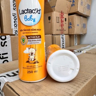 Mua 1 Tặng 1 - Sữa tắm cho bé Lac ta cyd Giảm rôm sảy hăm kẽ dưỡng da cho bé 250ml tặng chai 60ml