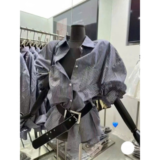 𝙆𝙞𝙣𝙜𝙨𝙝𝙤𝙥𝙗𝙚𝙖𝙪𝙩𝙮•Sơ Mi Kẻ Cá Tính Kèm Belt QC