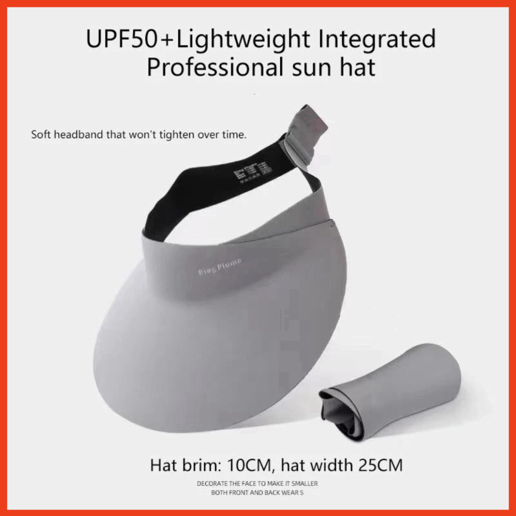Mũ lưỡi trai chống nắng su đúc bảo vệ tia UV, không đường may, bền dáng, gọn nhẹ dễ mang theo