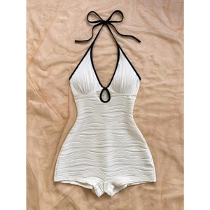 Bikini Jumpsuit liền thân hai dây tôn dáng co giãn vừa (ko mút)