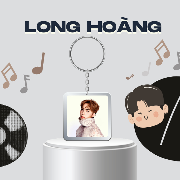 Móc khoá/Keyring LONG HOÀNG Leon nhóm nhạc UPRIZE Tân Binh Toàn Năng