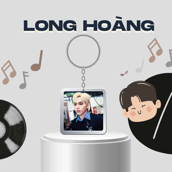 Móc khoá/Keyring LONG HOÀNG Leon nhóm nhạc UPRIZE Tân Binh Toàn Năng