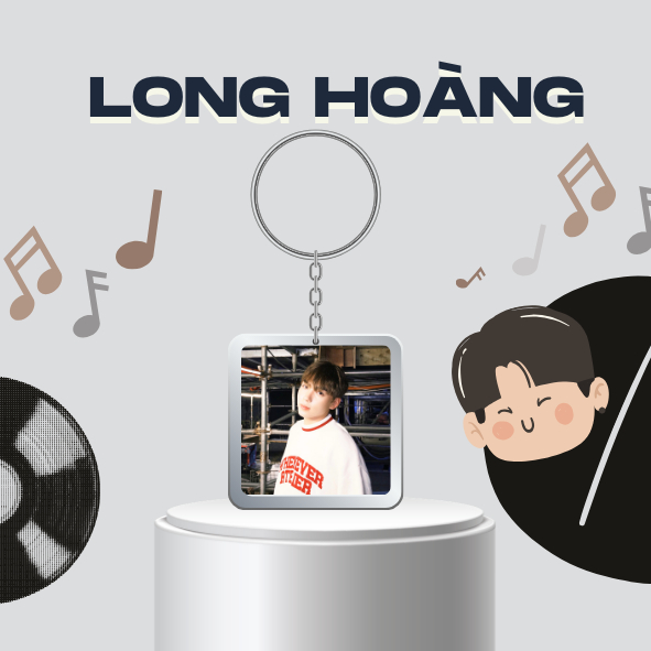 Móc khoá/Keyring LONG HOÀNG Leon nhóm nhạc UPRIZE Tân Binh Toàn Năng