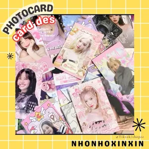 100 CARD DES hình ảnh BLACKPINK nhiều mẫu không trùng
