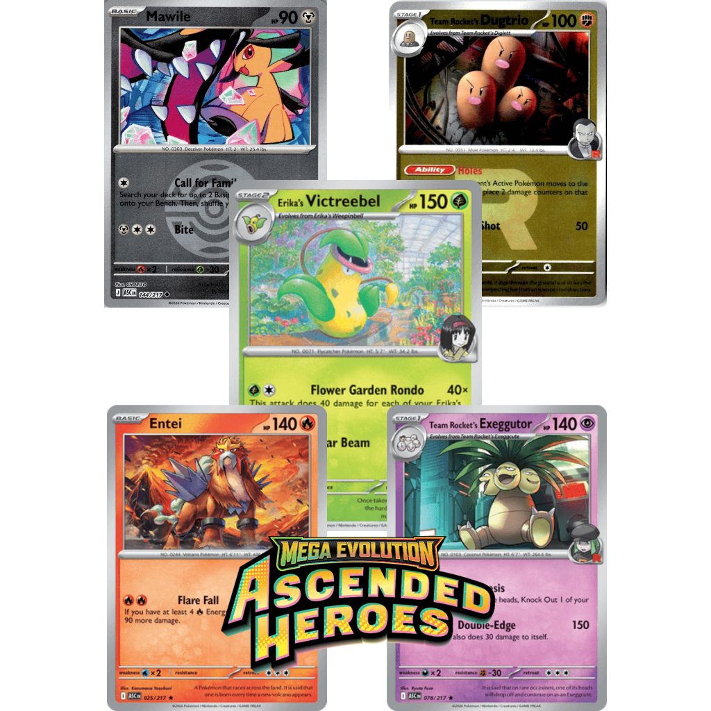 [Thẻ bài Pokemon EN] Pokémon Ascended Heroes (ASC) FULL SET HOLO ...