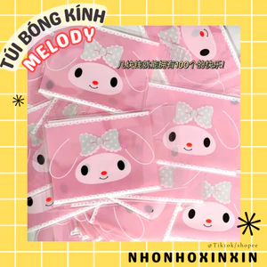 50 Túi Bóng Kính Melody Gói Hàng, Đựng Bánh Kẹo... Size 10x13cm