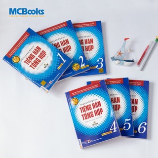 Sách - Combo Tiếng Hàn Tổng Hợp Dành Cho Người Việt Nam Tập 1 đến 6 - Giáo Trình Kèm Sách Bài Tập