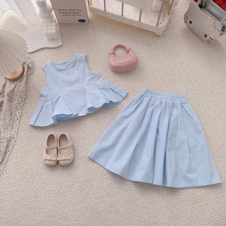 Quần áo trẻ em, Set thô hè bé gái áo và quần suông rộng 9 -26kg  S2127 | Tiểu Yến KID