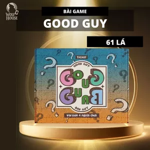 Bộ Bài Good Guy Bad Guy Gogubagu Giấy Cứng 4 Người Chơi Hấp Dẫn Chơi Nhóm Board Game THE KAS