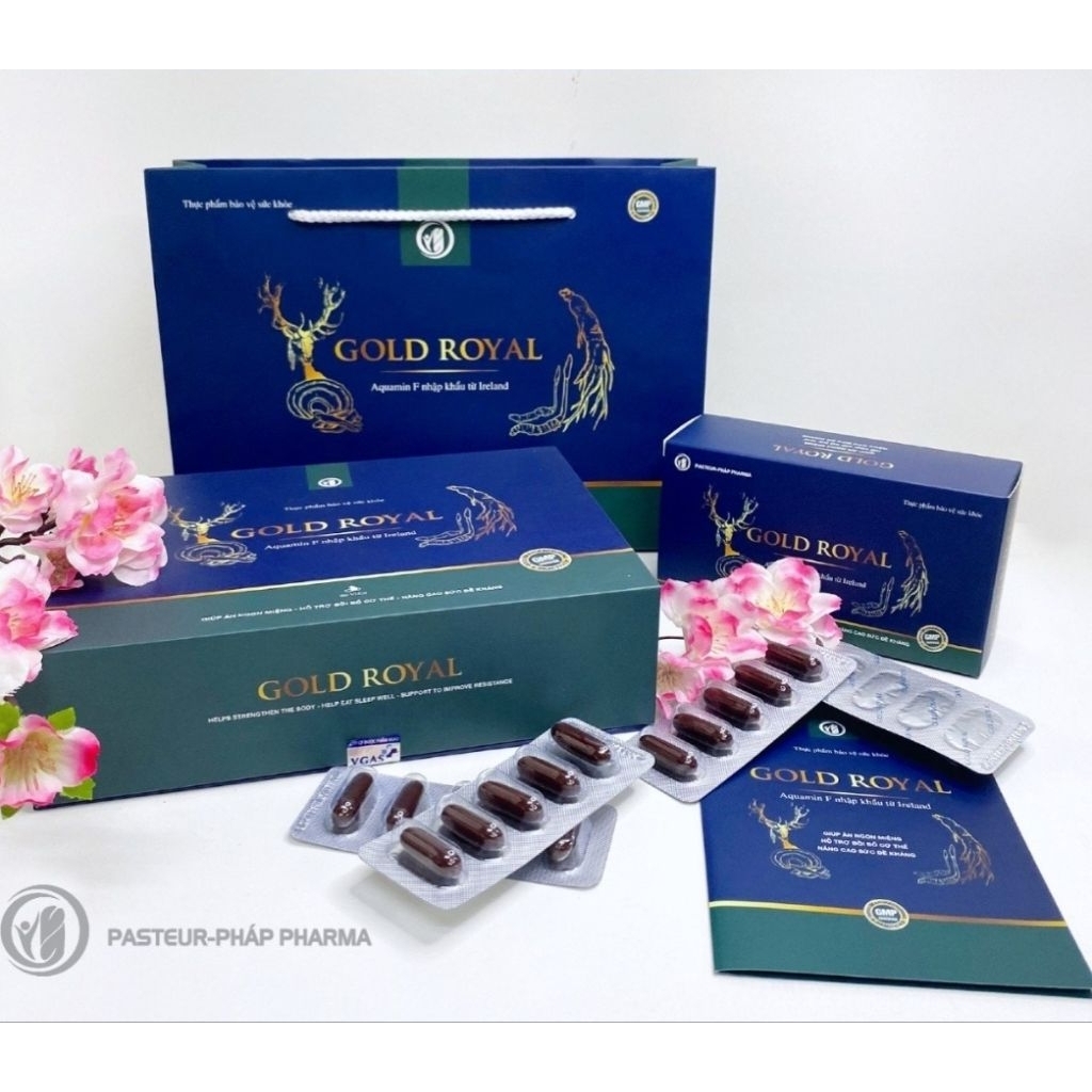 Viên uống GOLDROYAL GIÚP ĂN NGON MIỆNG – bồi bổ  – Tăng sức đề kháng ngủ tốt, giảm suy nhược cơ thể