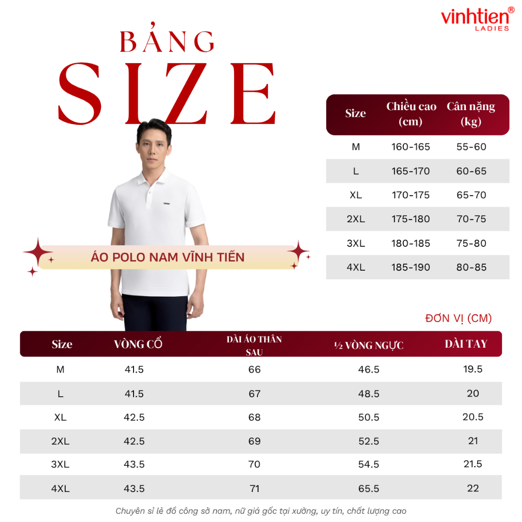 Áo Polo Nam, Áo Thun Nam Vĩnh Tiến Form Ôm Slimfit Dáng Trẻ, Thanh Lịch, Sang Trọng 329 - Nhiều Màu